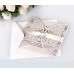 Square Invitation White Laser Card Wedding Decoration Slap-up Invitation Card 